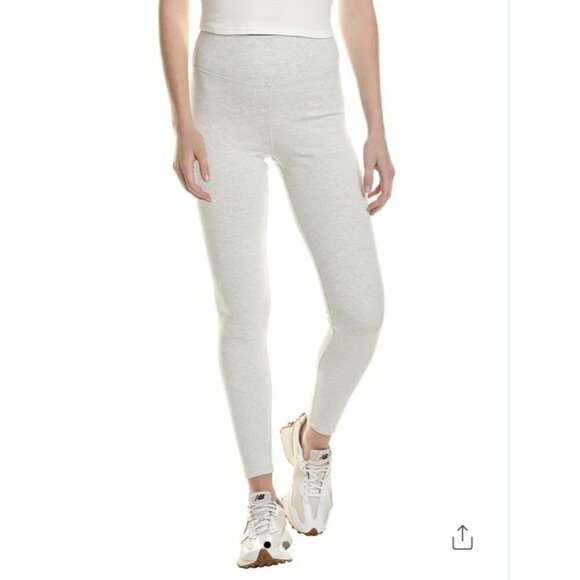 IVL Collective Lounge Legging XS Heather Grey Cotton Jersey High Rise Cozy - Picture 1 of 7